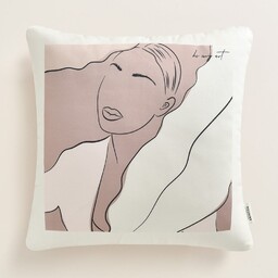 POSZEWKA DEKORACYJNA BABE - KREMOWA 40x40