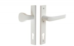 Pochwyt-klamka drzwiowa FAM 13941 92/204/32 biała prawa (3 śruby)
