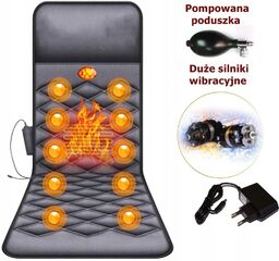 Materac masujący, mata masująca, shiatsu, do masażu, grzanie, PH-306C
