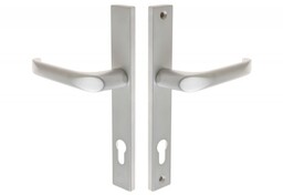 Klamka drzwiowa FAM 15438 92/240/32 chrom matowy prawa (2 śruby)