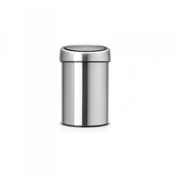 Brabantia Poland Sp. Z.o.o Kosz naścienny TOUCH BIN 3L Matt Steel