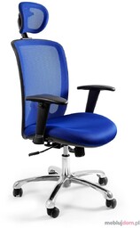 Fotel obrotowy EXPANDER Unique Czarno-niebieski