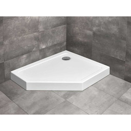 Radaway Doros PT E Compact pięciokątny brodzik asymetryczny 90x80 cm akrylowy prawy SDRPTP9080-05R