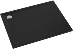 Schedline Libra Black Stone brodzik z stonicrylu 70x90 cm czarny 3SP.L1P-7090/C/ST