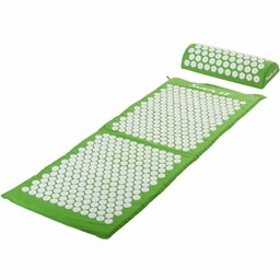 ZIELONA MATA ZDROWOTNA DO AKUPRESURY 130x50 CM Z KOLCAMI NA BÓL PLECÓW