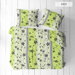 Darymex Pościel z kory 160x200 zielona szara kwiaty 1925N Koralove