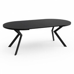 Stół rozkładany Santiago 110/210 Czarny