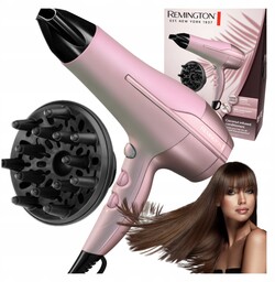 Suszarka do włosów Remington Mocna Zimny Nawiew z dyfuzorem z jonizacją