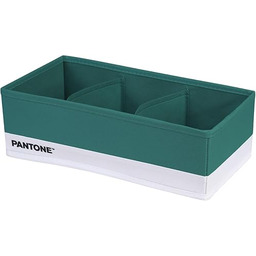 PANTONE  organizer do szafy i szuflad zajmuje mało miejsca, 1 sztuka, 3 przegródki na bieliznę i ubrania, organizer szuflad do łazienki, sypialni, składanych przegródek do szuflad, 32 x 16 x 10 cm