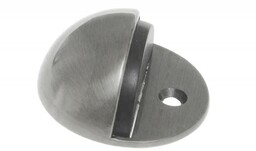 Odbojnik drzwiowy półkula przykręcany nikiel-satyna