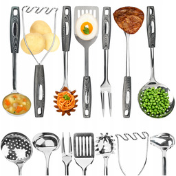 Przybory Kuchenne Zestaw Przyborów Kuchennych Akcesoria 7el Stal Nierdzewna