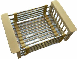 KOSZYK teleskopowa ociekarka zlewozmywaka złoty