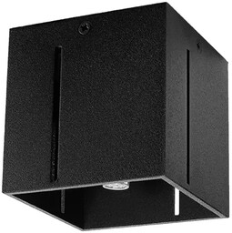 Lumes Czarny minimalistyczny plafon kwadrat - EX511 A1-L93