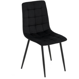 Krzesło tapicerowane DC-6403 welur czarny #66