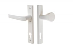 Pochwyt-klamka drzwiowa FAM 14873 90/204/32 biała lewa (3 śruby)
