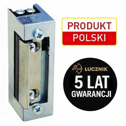 Elektrozaczep Do Drzwi Furtki awersyjny Z Blokadą Bez Pamięci Łucznik