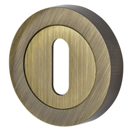 ROZETA OKRĄGŁA R1 PATYNA KLUCZ