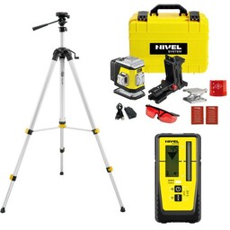 Zestaw Multilaser krzyżowy Nivel System CL2R poziomica + Statyw SJJ-M1 EX + Czujnik RD800