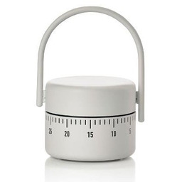 ZONE Denmark SINGLES Timer - Minutnik Kuchenny - Jasnoszary