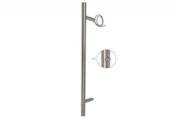 Uchwyt jednostronny odgięty WALA P45 fi 30 X=600 L=800 z przyciskiem, stal nierdzewna