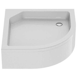 New Trendy Brodzik ARTUS półokrągły R55 90x90x21 cm B-0360
