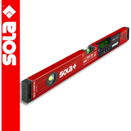 SOLA Poziomica aluminiowa elektroniczna z bluetooth 120cm RED 120 DIGITAL