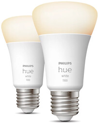 Philips Hue White Smart Light Bulb - inteligentna żarówka E27 75W światło białe ciepłe 2 szt.