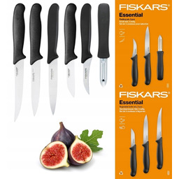 Fiskars Essential Kpl 6 Noży (do Warzyw Do Obierania) W Pudełku Stal