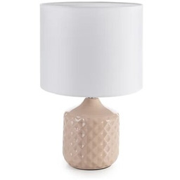 EUROFIRANY Lampka stołowa Kaya 461278 Biało-beżowy