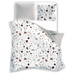Pościel z satyny bawełnianej w kształtki PEP-65