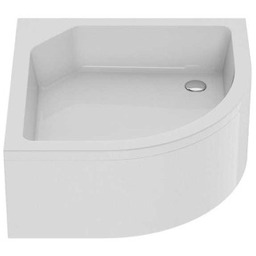 New Trendy Brodzik ARTUS półokrągły R55 90x90x29 cm B-0364