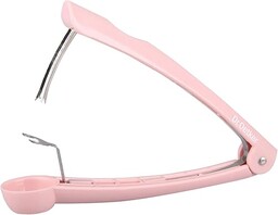 Dr. Oetker Drylownica do wiśni 14 cm, drylownica do czereśni, nadaje się do użycia w mgnieniu oka, ostrze z metalu, z gumką mocującą do przechowywania zajmującego niewiele miejsca, (kolor: różowy), ilość: 1 sztuka