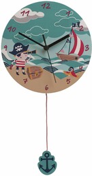 Premier Housewares podpórki do książek, motyw pirata, drewno, wielokolorowe, 4 x 23 x 23 cm