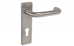 Klamka bezpieczna na długim szyldzie Assa Abloy Tonic Line TL0301, 72WB, trzpień 8mm, stal nierdzewna (TL030106PZ072SS0) (komplet)