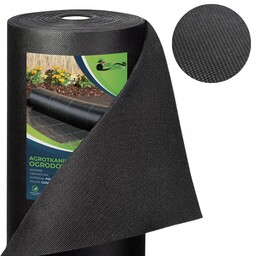 Agrotkanina agrowłóknina 100g /m2 czarna 3,2 x 20m Mocna UV3% Antychwastowa