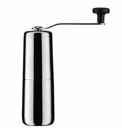 Alessi COFFEE Stalowy Ręczny Młynek do Mielenia Kawy / Srebrny