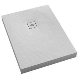 Schedline NonLimits White Stone brodzik akrylowy 90x120 cm biały kamień 3ST.N1P-90120/B/ST-M1/B/ST