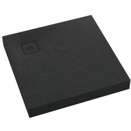 Schedline NonLimits Black Stone brodzik akrylowy 90x90 cm czarny kamień 3ST.N1K-9090/C/ST-M1/C/ST
