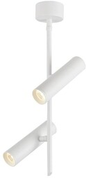 Lampa sufitowa TUBA LED biała regulowana 2x5W 4000K Candellux 32-76274