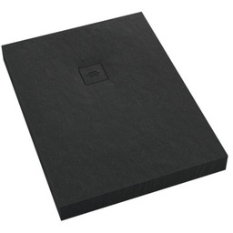 Schedline NonLimits Black Stone brodzik akrylowy 80x90 cm czarny kamień 3ST.N1P-8090/C/ST-M1/C/ST