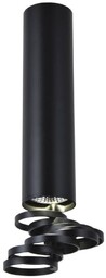 Lampa sufitowa TUBA czarna z regulowanymi pierścieniami Candellux 2282763