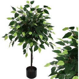 SZTUCZNE DRZEWKO W DONICZCE OZDOBA DEKORACJA LIŚCIE PREZENT 70 CM