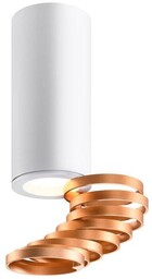 Lampa sufitowa TUBA złoty/biały Candellux 2276076