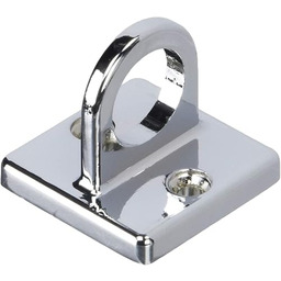 Garcia de Pou Końcówka montowana na ścianie z wyciąganą barierą, stal nierdzewna, srebrna, jeden rozmiar