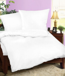 Extrapościel Pościel bawełniana 200x220 Jednobarwna Biała Nowość