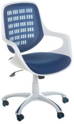 Bs fotel biurowy corpocomfort bx-4325 niebieski
