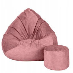 Pufa Worek Sako XXXL Welur Premium Gratis|mega Fotel Loft Scandi Design