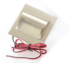 Oprawa schodowa LED 1,5W 230V biała zimna - inox