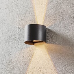 ORION Kinkiet zewnętrzny LED Scotty, czarny, aluminium, nowoczesny