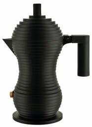 Alessi PULCINA Kawiarka - Zaparzacz do Espresso 300 ml - Czarna